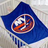 New YorkIslanders Hockey Team Flannel Fleece Throw Blanket